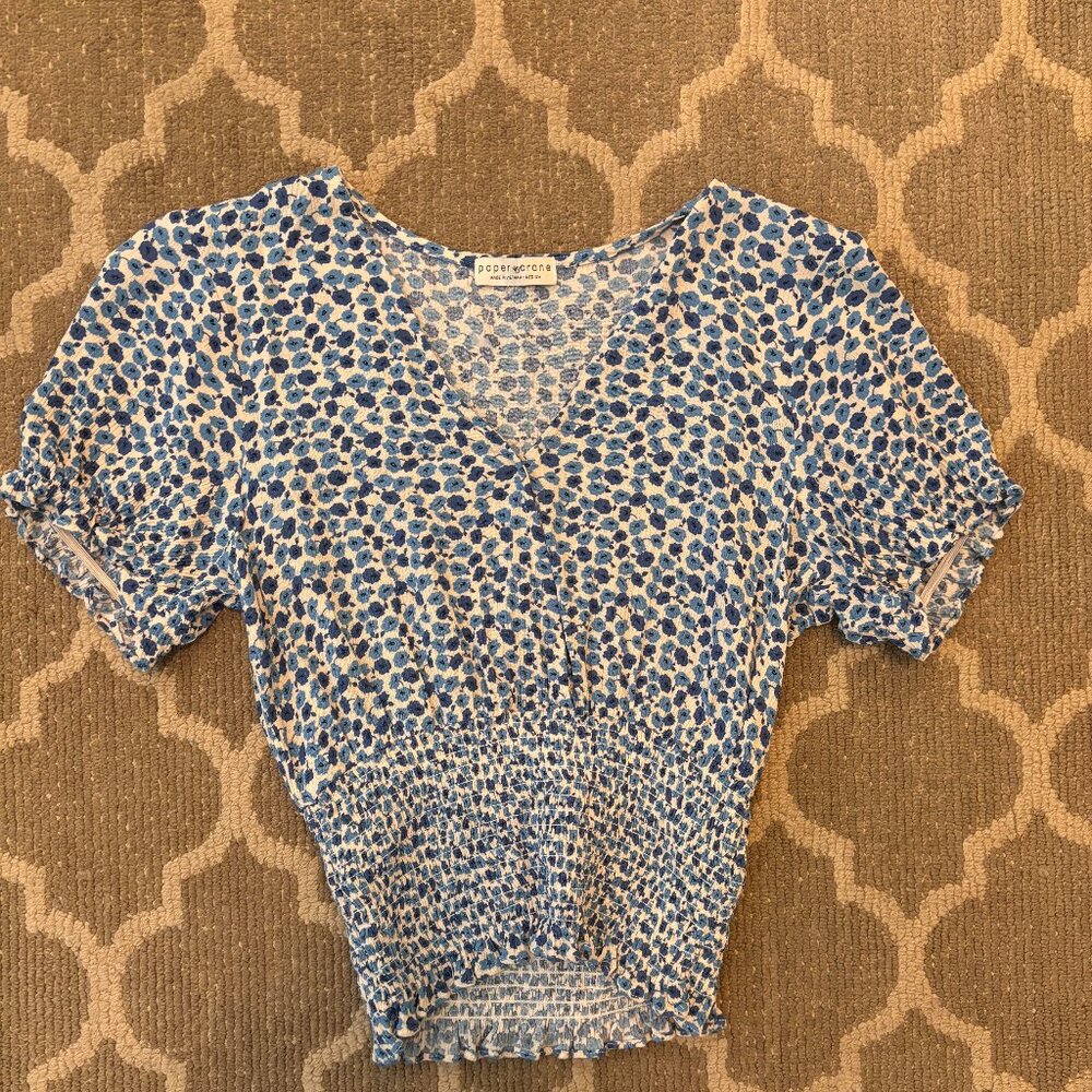 paper crane blouse